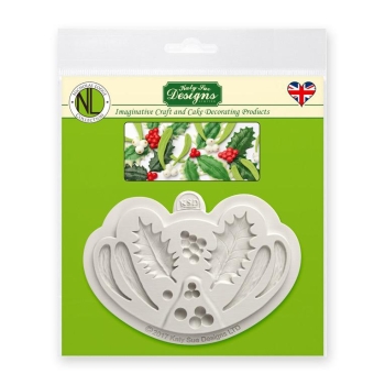 Silicone Mould - Holly and Mistletoe